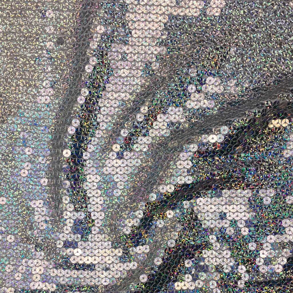 Holographic Sequin Knit Fabric