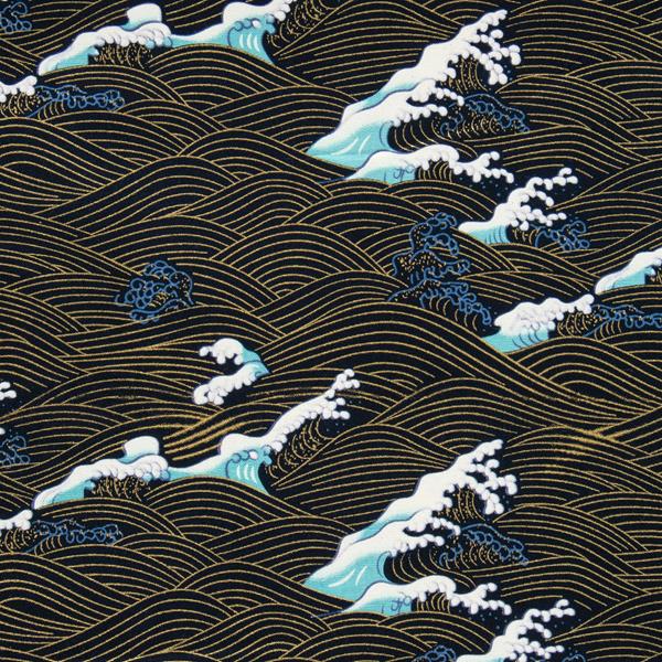 Japanese Crashing Waves Metallic