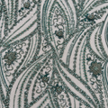 Pearl & Sequin Embellished Arabesque Tulle Lace