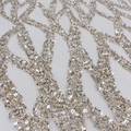 Beaded & Sequin Abstract Lace