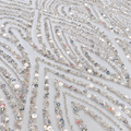 Teardrop Sequin & Beaded Lace Fabric