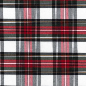 Flat Woven Cotton Tartan