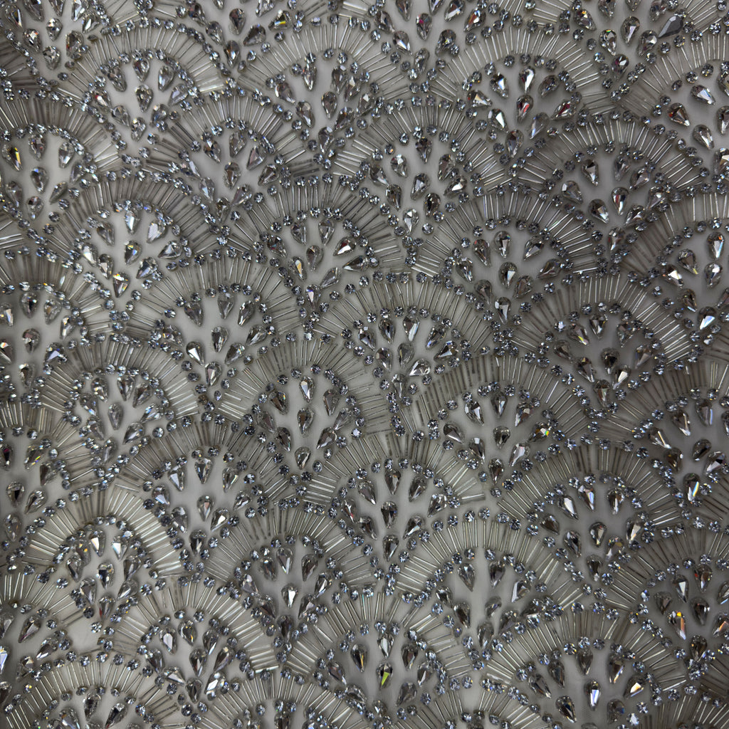 Scallop Rhinestone Lace