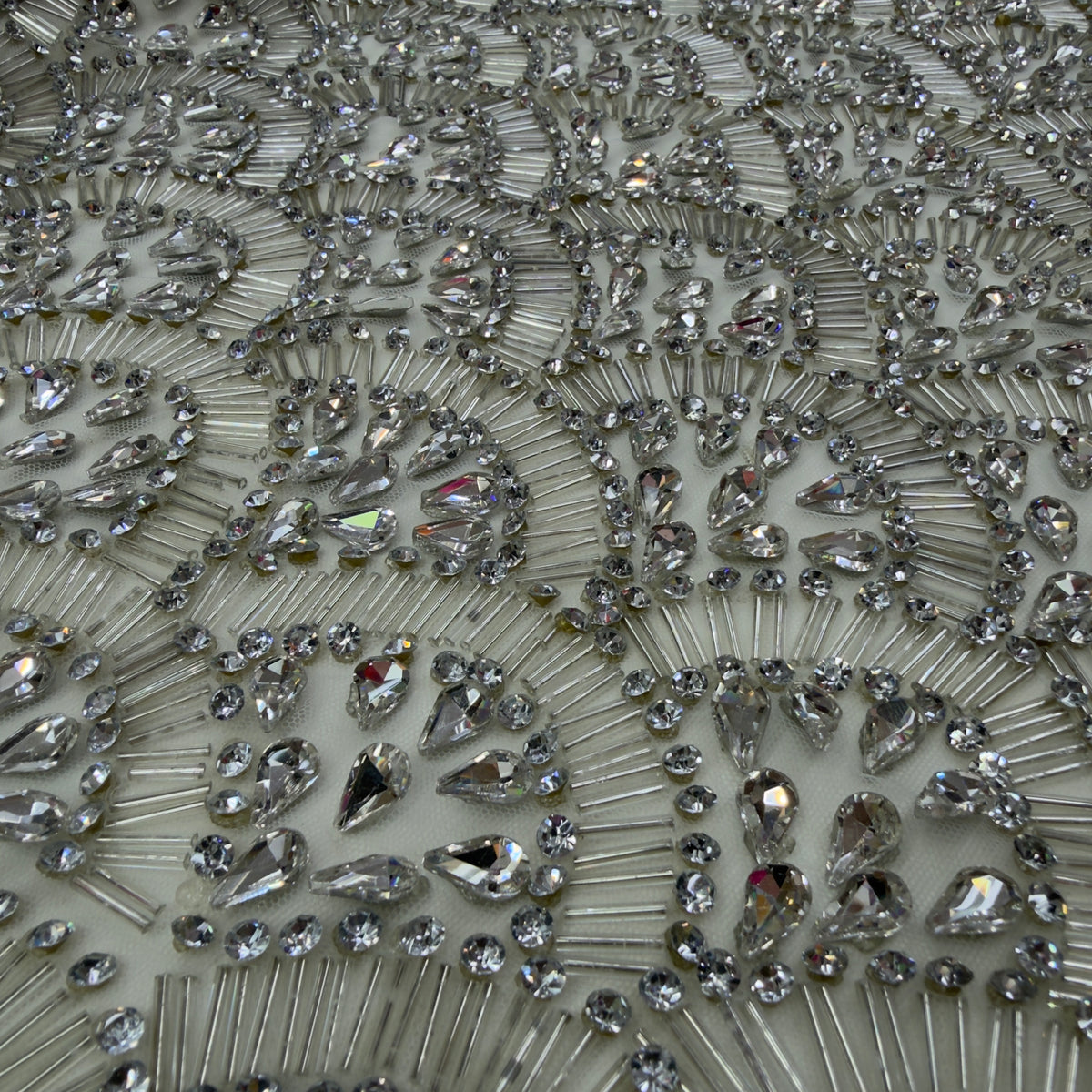 Scallop Rhinestone Lace