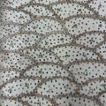 Multi Colour Rhinestone Lace