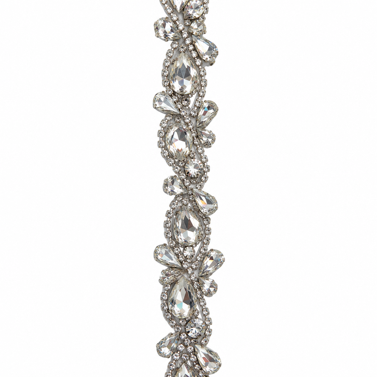 Luxury Hotfix Diamante Trim – Crystal Vine