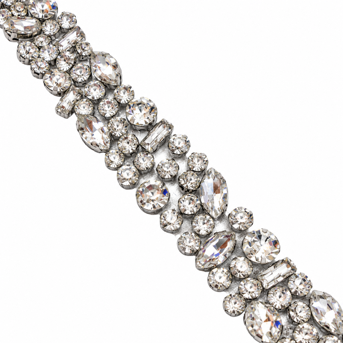 Luxury Hotfix Diamante Trim – Mixed Crystal
