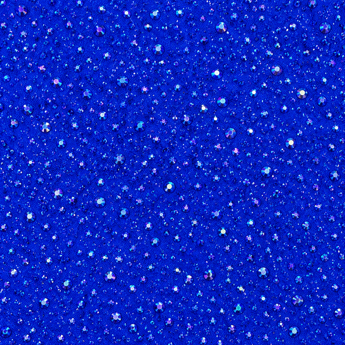 Luxury Rhinestone Embellished Mesh Fabric