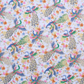 Japanese Flying Peacocks Metallic Cotton