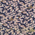 Japanese Cherry Blossom Metallic Cotton